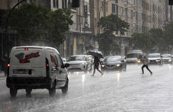 Castilla y León, en alerta por peligro de lluvias y tormentas
