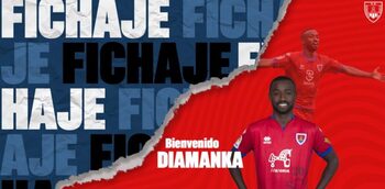 Golpe de efecto: El Numancia oficializa el regreso de Diamanka