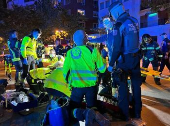 Dos muertos y 12 heridos al incendiarse un restaurante en Madrid