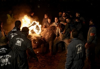 Medinaceli celebra su Toro Jubilo, el único con fuego en CyL