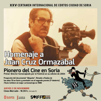 El Festival de Cortos homenajea a Juan Cruz Ormazábal