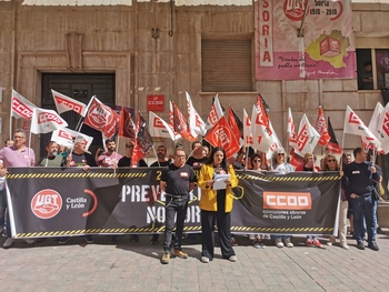 Los sindicatos piden en Soria 'Prevenir para no morir'