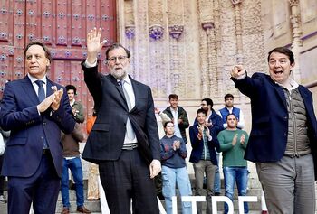 Rajoy: «Mañueco debe estar orgulloso de la estabilidad de CyL»