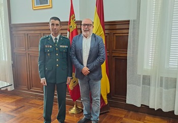 Rafael Checa, teniente coronel de la Guardia Civil en Soria