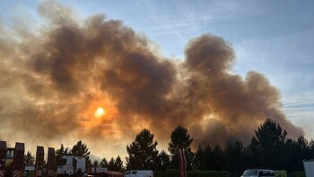 El incendio de Las Hurdes ha arrasado ya 8.500 hectáreas