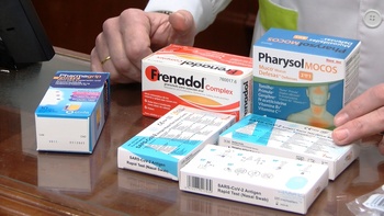 Las ventas de test y antigripales en farmacias suben un 100%