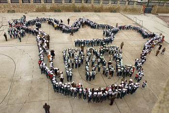 Los escolares de Soria celebran el Día de la Paz