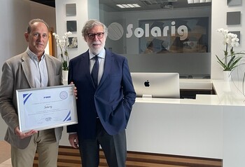 FOES concede a Solarig el Sello Empresa FOESaludable
