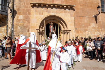 La Borriquilla procesiona por las calles de Soria