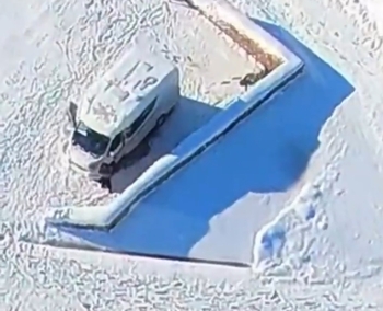 Rescate en helicóptero en la nieve de un hombre en Beratón