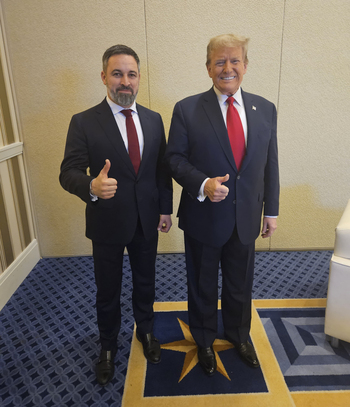 Santiago Abascal se ve con Donald Trump en Estados Unidos