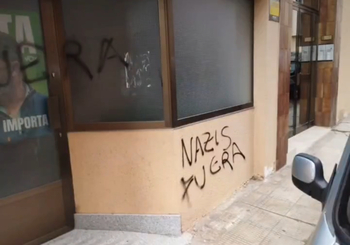 Vox denuncia la vandalización de su sede en Soria