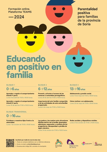 La Diputación inicia los talleres de 'Parentalidad positiva'