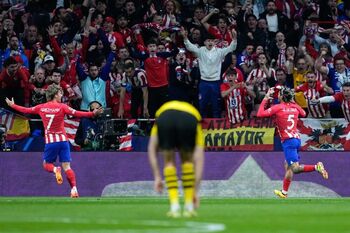 El Atlético deja a medias su trabajo ante el Dortmund