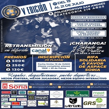 El Torneo Soria Futsal Fem da el 