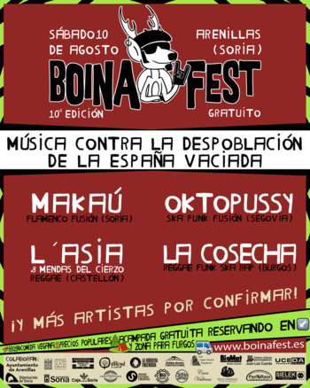 Makaú representarán a Soria en el 10º Boina Fest de Arenillas